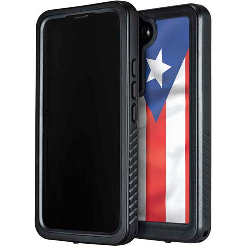 Puerto Rico Flag Galaxy S24 Waterproof Case